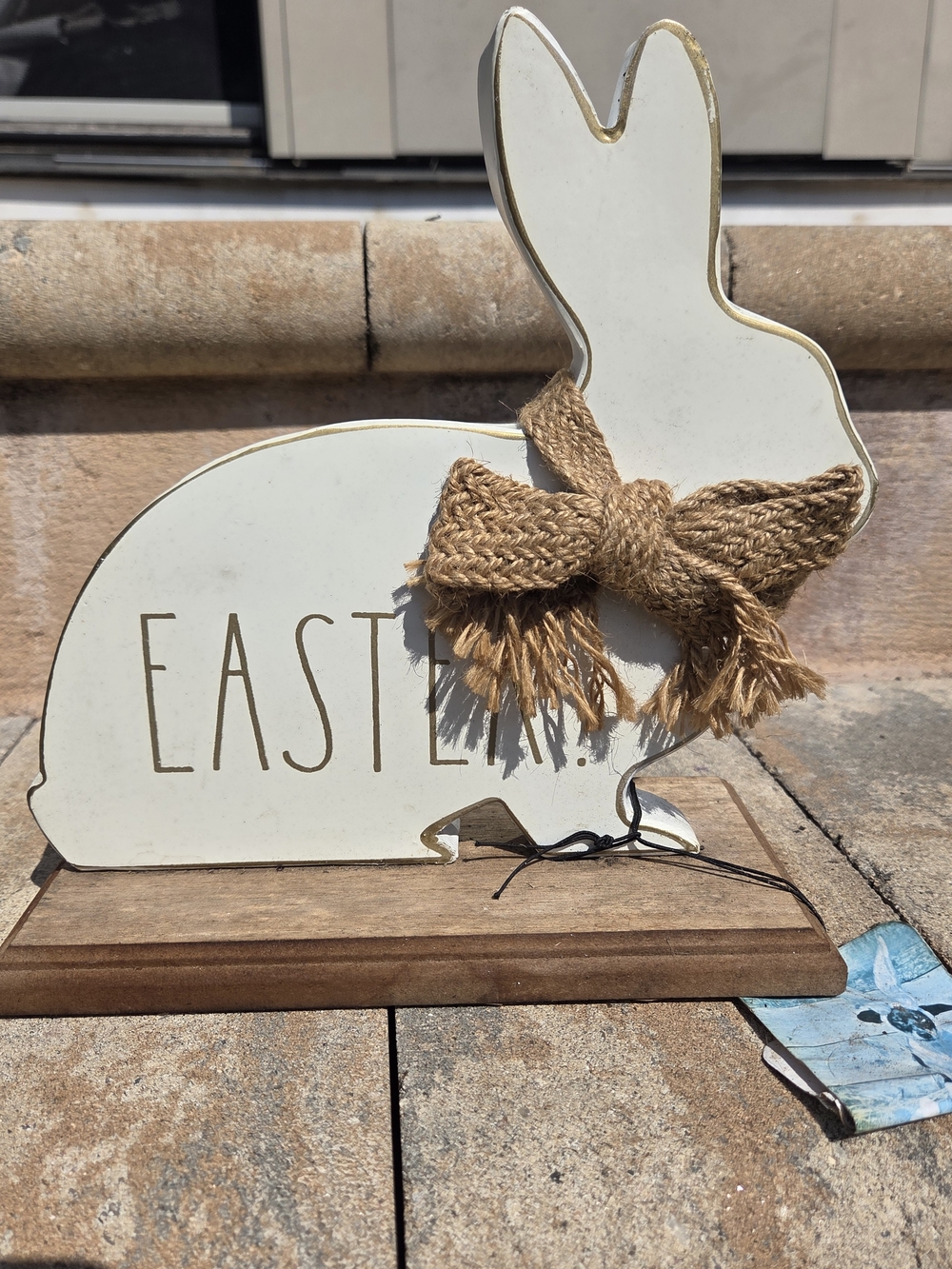 Rae Dunn Easter Bunny Wooden Decor